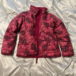 girls north face reversible jacket